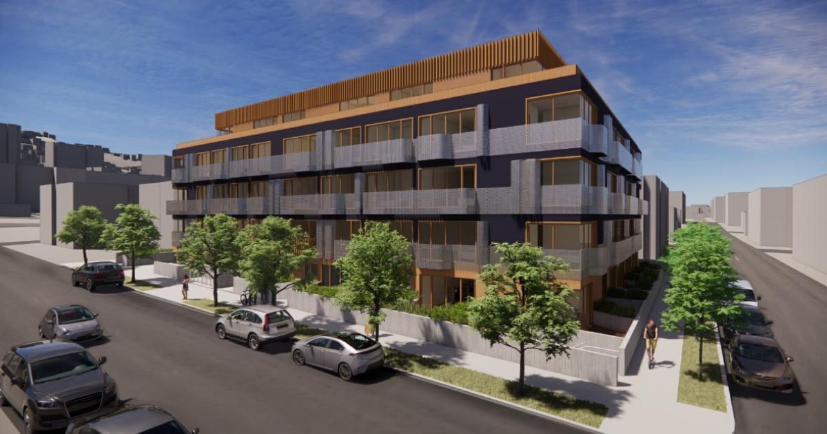 Desarrollo de cinco pisos y 67 unidades planeado en 1000 N Alfred Street